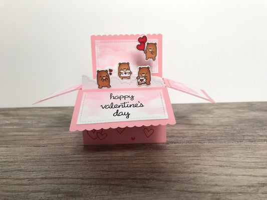 Bears - 3D Box Pop-up Card