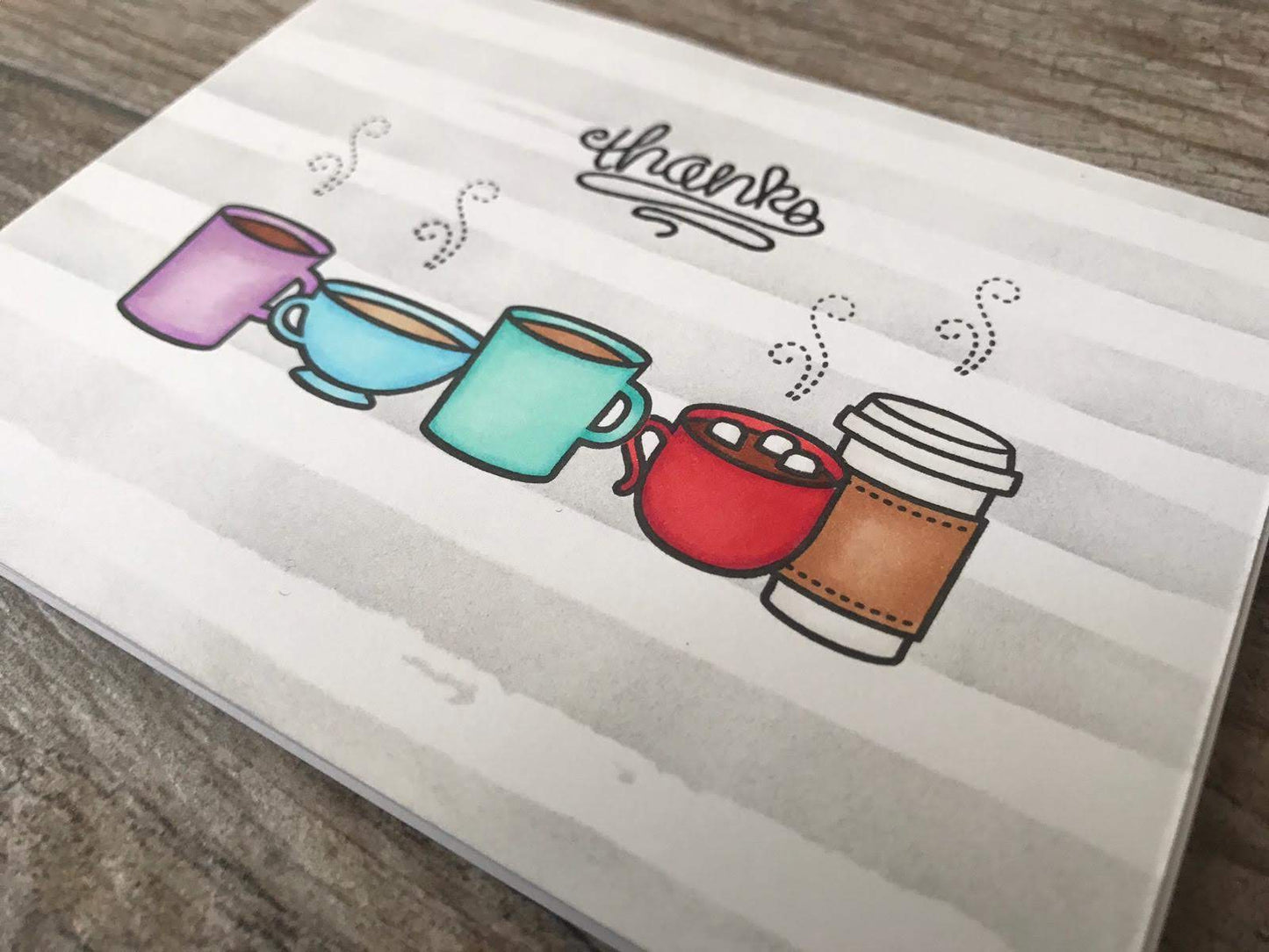 Warm Beverage Thank You Card