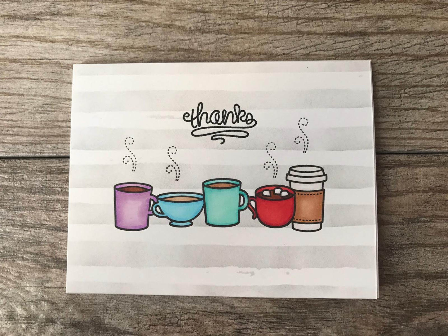 Warm Beverage Thank You Card