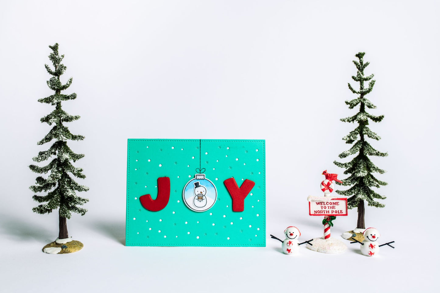 JOY Snowman Holiday Card