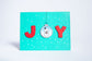 JOY Snowman Holiday Card